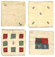 Γκάμπεθ Περσία Χαλι 40X40 Σύγχρονα Χειροποιητο Τετράγωνο Μπεζ (Μαλλί, Περσικά/Ιρανικά)