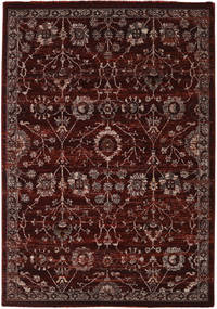 Zanjan - Dark_Wine Tapete 140X200 Moderno Castanho Escuro/Vermelho Escuro ( Turquia)