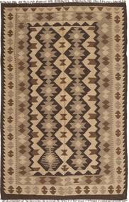 Kilim Maimane Tapete 194X297 Oriental Tecidos À Mão Castanho Claro/Castanho Escuro (Lã, Afeganistão)