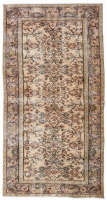 Colored Vintage Rug 104X201 Authentic
 Modern Handknotted Light Brown/Dark Brown (Wool, Turkey)