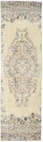 Colored Vintage Teppich
 81X273 Echter Moderner Handgeknüpfter Läufer Dunkel Beige/Beige (Wolle, Türkei)