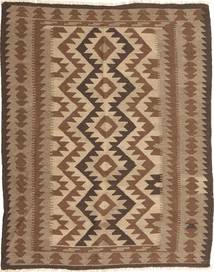 Kilim Maimane Tapete 146X190 Oriental Tecidos À Mão Castanho/Castanho Claro (Lã, Afeganistão)