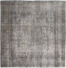 Colored Vintage Covor 288X295 Modern Lucrat Manual Pătrat Gri Deschis/Gri Închis Mare (Lână, Persia/Iran)