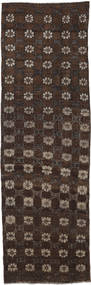 Colored Vintage Tapis 82X273 Moderne Fait Main Tapis Couloir Rouge Foncé/Marron Foncé (Laine, Turquie)
