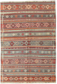 Kilim Turquia Tapete 170X252 Oriental Tecidos À Mão Castanho Claro/Castanho (Lã, Turquia)