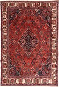 Abadeh Patina Tæppe 215X320 Ægte Orientalsk Håndknyttet Mørkerød/Brun (Uld, Persien/Iran)