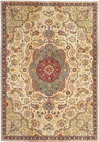 Tabriz Patina Szőnyeg 228X335 Keleti Csomózású Világosbarna/Sötét Bézs (Gyapjú, Perzsia/Irán)