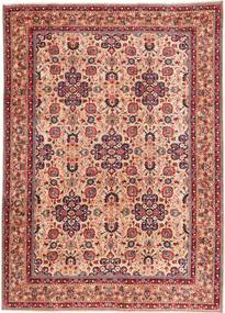 Moud Patina Tapete 205X290 Oriental Feito A Mão Castanho/Luz Rosa (Lã, Pérsia/Irão)