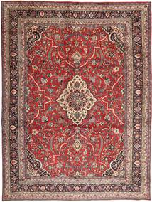 Hamadan Shahrbaf Patina Tapis 293X385 D'orient Fait Main Rouge Foncé/Marron Clair Grand (Laine, Perse/Iran)