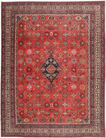 Hamadan Shahrbaf Patina Rug 313X413 Authentic
 Oriental Handknotted Dark Red/Brown Large (Wool, Persia/Iran)