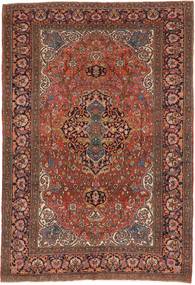 Isfahan Antik Matto 155X213 Itämainen Käsinsolmittu Ruskea/Tummanpunainen/Tummanruskea (Villa, Persia/Iran)
