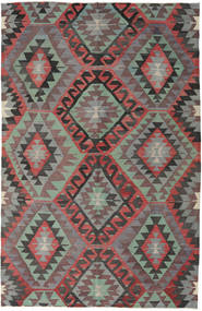 Kilim Turquia Tapete 188X296 Oriental Tecidos À Mão Cinza Escuro/Cinzento Claro (Lã, Turquia)