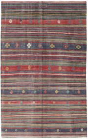 Kilim Turquia Tapete 180X290 Oriental Tecidos À Mão Cinza Escuro/Castanho Claro (Lã, Turquia)