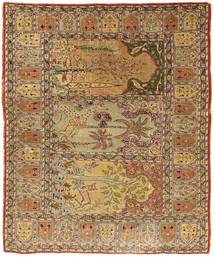 Herike Tu Dywan 75X92 Orientalny Tkany Ręcznie Jasnobrązowy/Brązowy (Jedwab, Turcja)