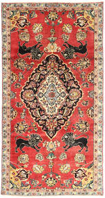 Hamadan Teppich
 160X310 Echter Orientalischer Handgeknüpfter Beige/Braun (Wolle, Persien/Iran)