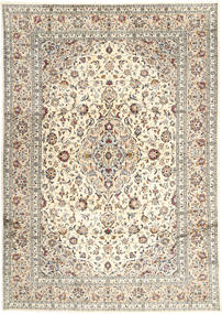 Keshan 러그 246X347 정품
 오리엔탈 수제 라이트 브라운/베이지 (울, 페르시아/이란)