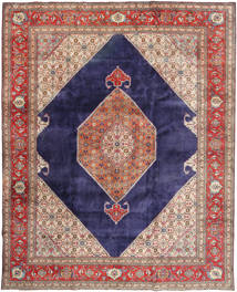 Tabriz 러그 305X395 정품
 오리엔탈 수제 라이트 브라운/다크 퍼플 대형 (울, 페르시아/이란)