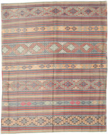 Kilim Turquia Tapete 196X244 Oriental Tecidos À Mão Cinzento Claro/Cinza Escuro (Lã, Turquia)