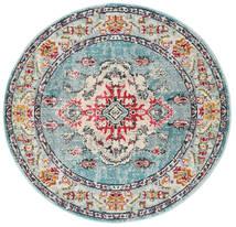 Leia - Turquesa Tapete Ø 150 Moderno Redondo Cinzento Claro/Cinza Escuro ( Turquia)