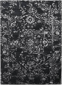 Orient Express - Svart Teppe 240X340 Ekte Moderne Håndknyttet Svart/Mørk Grå (Ull/Bambus Silke, India)
