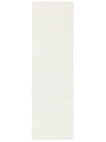 Kelim Loom - Valkea Matto 80X300 Moderni Käsinkudottu Käytävämatto Beige (Villa, Intia)