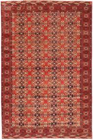 Turkaman Patina Tapis 210X316 D'orient Fait Main Rouge Foncé (Laine, Perse/Iran)