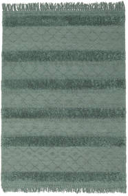 Kilim Berber Ibiza - Verde Menta Tapete 160X230 Moderno Tecidos À Mão Cinza Escuro/Verde Escuro (Lã, Índia)