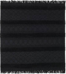 Kilim Berber Ibiza - 카본 블랙 러그 200X200 정품
 모던 수제 사각형 블랙 (울, 인도)