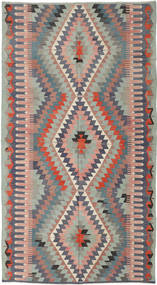 Kilim Turquia Tapete 175X325 Oriental Tecidos À Mão Cinza Escuro/Cinzento Claro (Lã, Turquia)