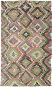 Kilim Turquia Tapete 183X312 Oriental Tecidos À Mão Cinza Escuro/Cinzento Claro (Lã, Turquia)