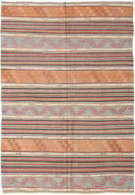 Kilim Turquia Tapete 178X259 Oriental Tecidos À Mão Castanho Claro/Cinzento Claro (Lã, Turquia)