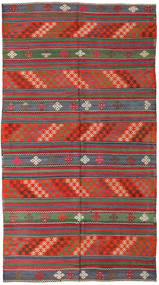 Kilim Turquia Tapete 168X296 Oriental Tecidos À Mão Cinza Escuro/Castanho Alaranjado (Lã, Turquia)