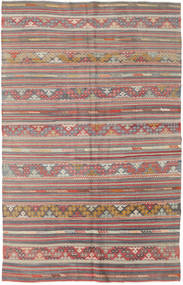 Kilim Turquia Tapete 154X248 Oriental Tecidos À Mão Castanho Claro/Cinzento Claro (Lã, Turquia)