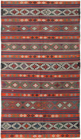 Kilim Turquia Tapete 175X313 Oriental Tecidos À Mão Vermelho Escuro/Cinza Escuro (Lã, Turquia)