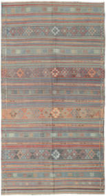 Kilim Turquia Tapete 164X301 Oriental Tecidos À Mão Cinzento Claro/Castanho Claro (Lã, Turquia)