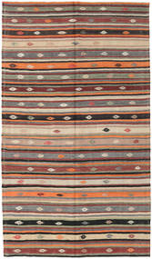 Kilim Turquia Tapete 153X268 Oriental Tecidos À Mão Castanho Claro/Castanho Escuro (Lã, Turquia)