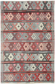 Kilim Turquia Tapete 163X253 Oriental Tecidos À Mão Cinzento Claro/Cinza Escuro (Lã, Turquia)