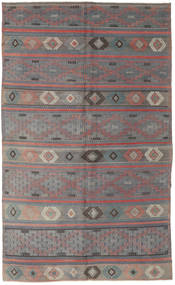 Kilim Turquia Tapete 168X285 Oriental Tecidos À Mão Cinza Escuro/Cinzento Claro (Lã, Turquia)