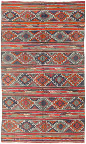 Kilim Turquia Tapete 172X282 Oriental Tecidos À Mão Vermelho Escuro/Castanho Alaranjado (Lã, Turquia)