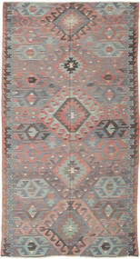 Kilim Turquia Tapete 164X308 Oriental Tecidos À Mão Cinza Escuro/Cinzento Claro (Lã, Turquia)