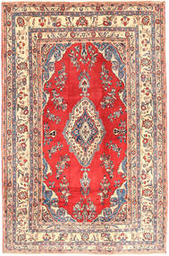 Hamadan#shahrbaf Matto 194X298 Itämainen Käsinsolmittu Beige/Vaaleanharmaa (Villa, Persia/Iran)
