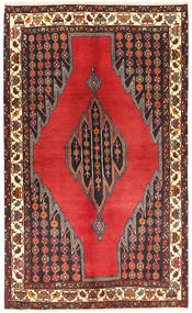 Hamadan Teppich
 140X225 Echter Orientalischer Handgeknüpfter Braun/Beige (Wolle, Persien/Iran)