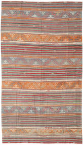 Kilim Turquia Tapete 170X297 Oriental Tecidos À Mão Castanho Claro/Cinza Escuro (Lã, Turquia)
