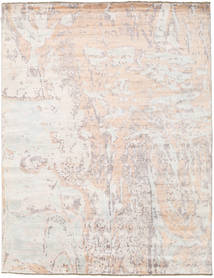 Damask Sag 234X302 Autentični
 Moderni Ručno Uzlan Bijela/Krem/Svjetlosiva ( Indija)