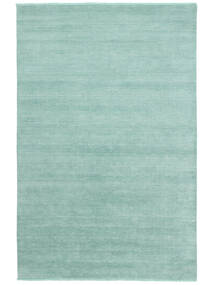 Tapis Handloom fringes - Aqua CVD19157