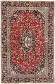 Kashan Patina Szőnyeg 222X345 Keleti Csomózású Sötétpiros/Sötétbarna (Gyapjú, Perzsia/Irán)