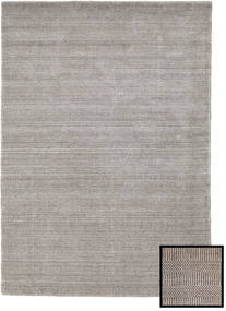 Bambu Grass - Bege Tapete 140X200 Moderno Cinzento Claro/Branco/Creme (Lã/Bamboo Seda, Turquia)
