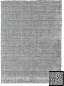 Bamboo Grass - Black_ Grey Rug 210X290 Modern Light Grey/Dark Grey (Wool/Bamboo Silk, Turkey)