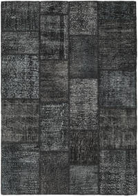 Patchwork Rug 139X201 Authentic
 Modern Handknotted Dark Grey/Dark Blue (Wool, Turkey)