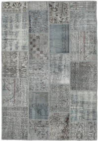 Patchwork Rug 139X201 Authentic
 Modern Handknotted Dark Grey/Light Grey (Wool, Turkey)